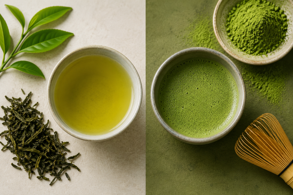 matcha vs green tea